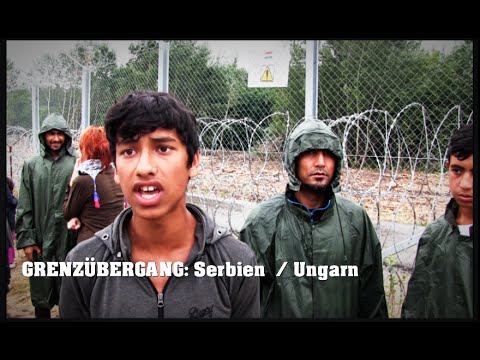  New GRENZÜBERGANG: Serbien - Ungarn | FLÜCHTLINGE | 17.07.2016