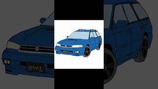 Subaru Legacy Touring Wagon GT-B (BG5) Speedpaint #shorts #subaru #legacy #subarulegacy #wagon