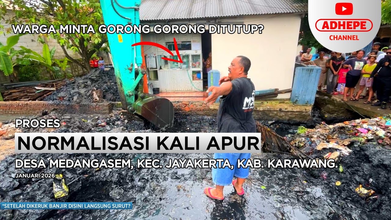 ADA APA? | NORMALISASI KALI APUR MEDANGASEM - KARAWANG 2026