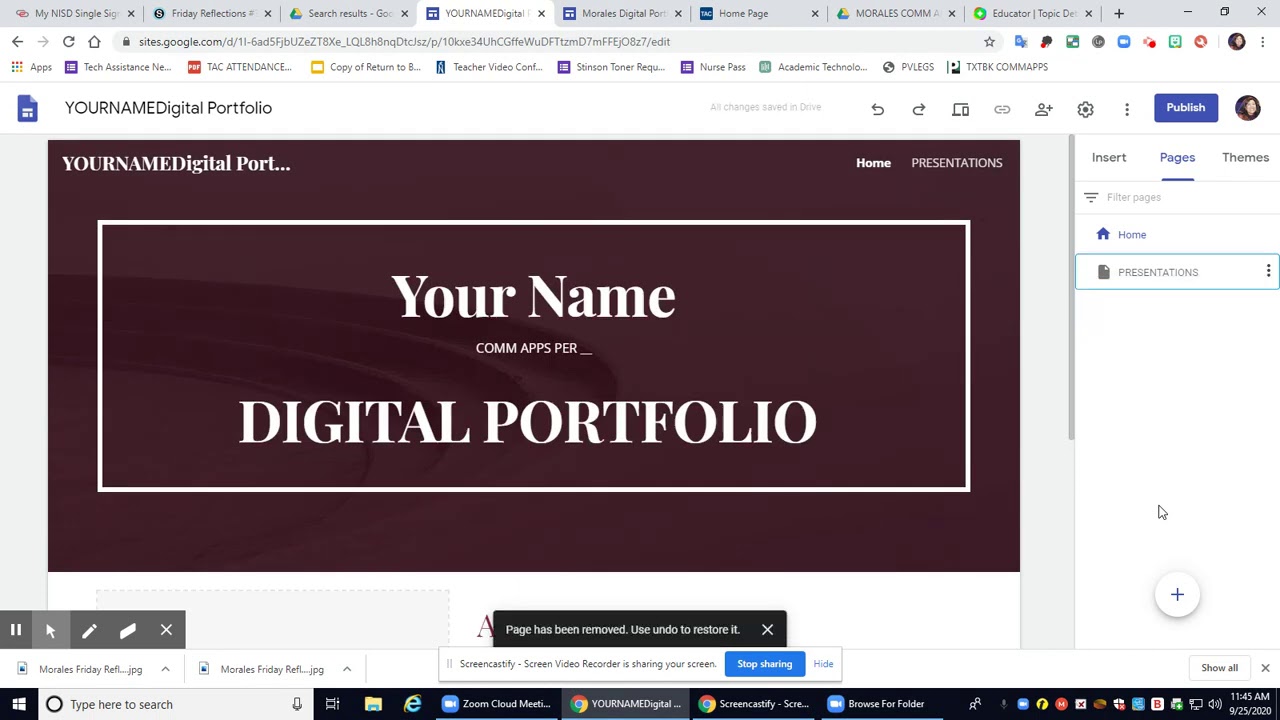 HOW TO MAKE A DIGITAL PORTFOLIO on a computer - YouTube