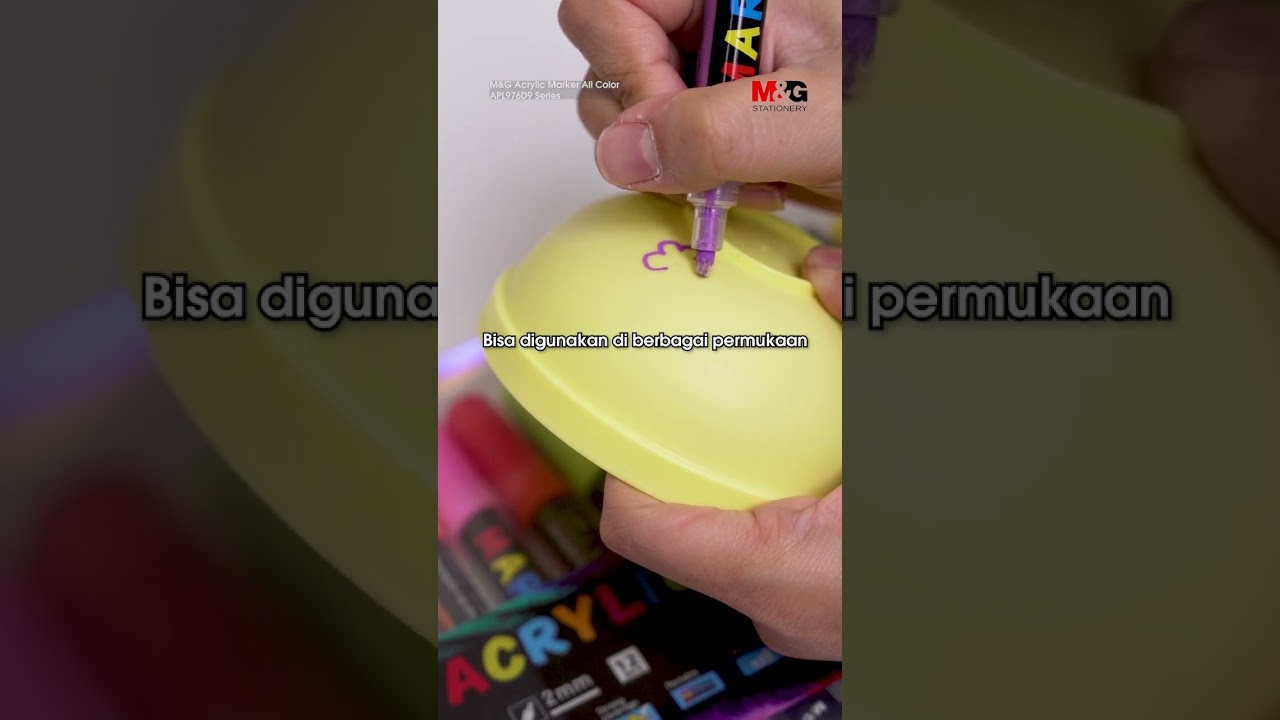 M&G Acrylic Marker Set 12 colors APL976D9 Series All Color