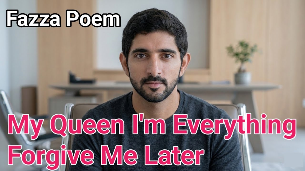 My Queen I'm Everything Forgive Me Later Fazza Poem Sheikh Hamdan Pice Dubai 