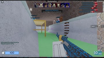 this kid is hacking in arsenal by using kill all commands