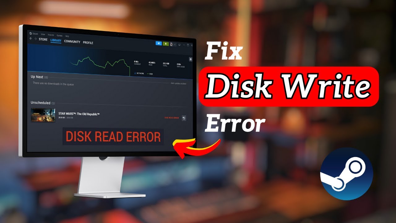 How to Fix Disk Write Error on Steam
