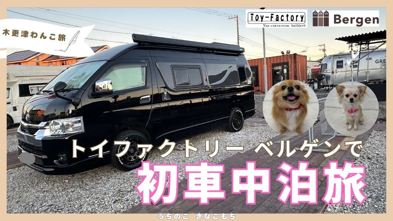 【チワワ姉妹と東京ドイツ村】トイファクトリー ベルゲン初車中泊！関東最大級のイルミネーションを楽しむためRVパークGREEN BASE木更津へ