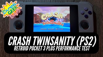 Retroid Pocket 3 Plus Performance Test - Crash Twinsanity (PS2)