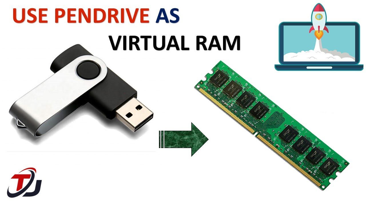 USE PENDRIVE AS VIRTUAL RAM - YouTube