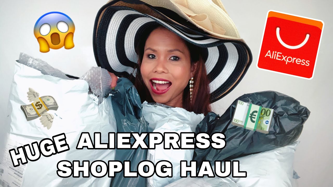 HUGE Aliexpress Shoplog Haul (Handbag,Clothing + try on, Slippers,Belt & More..♡IRNAVRD♡