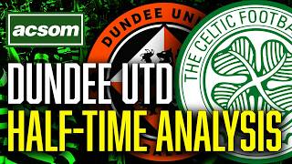 Dundee United v CELTIC // LIVE Half-Time Analysis // ACSOM // A Celtic State of Mind