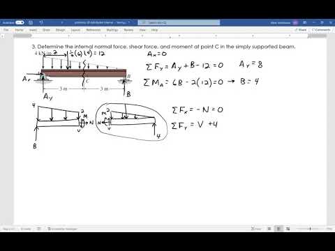ENGR 220 Internal Loading Example 3