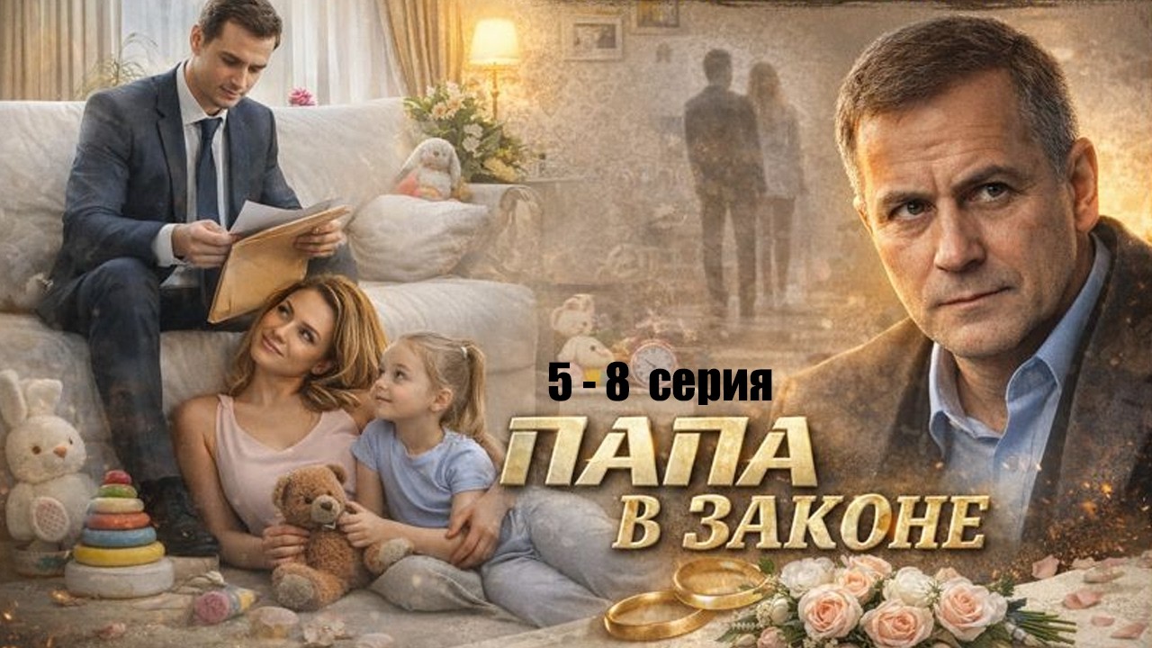 Папа в законе 1 сезон 5–8 серия (2026) | РУССКИЙ СЕРИАЛ | ДРАМА, КОМЕДИЯ