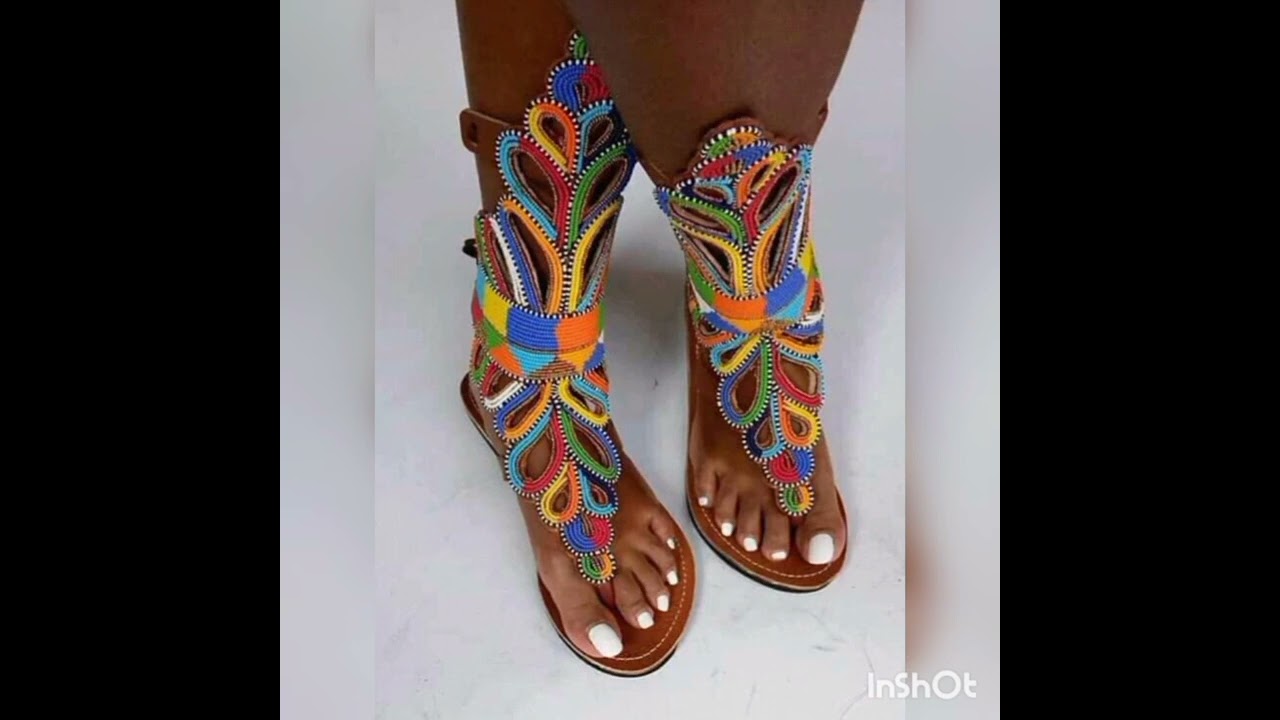 Maasai sandals.