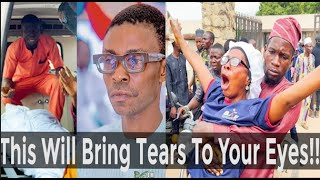 TEARS!!! Full Video From Yoruba Actor Sisi Quadri's Burial And What Led To His Death Exposed.