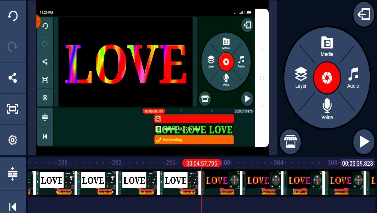 How to Make the Best LOVE Text Editing Video from Your Mobile in