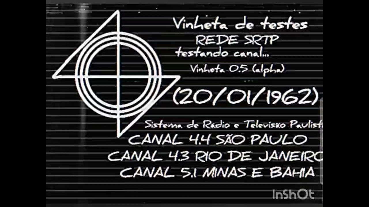 Rede SRTP - 20/01/1962 - Vinheta de testes para o canal 4.4
