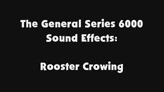 The General Series 6000 Sfx Rooster Crowing