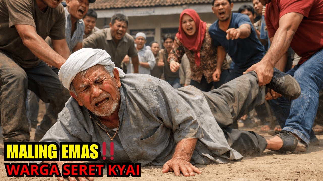 Astaghfirullah‼️ Kyai Masukkan Kalung Emas Curian Ke Jubah! Warga Seret Ke Kantor Desa