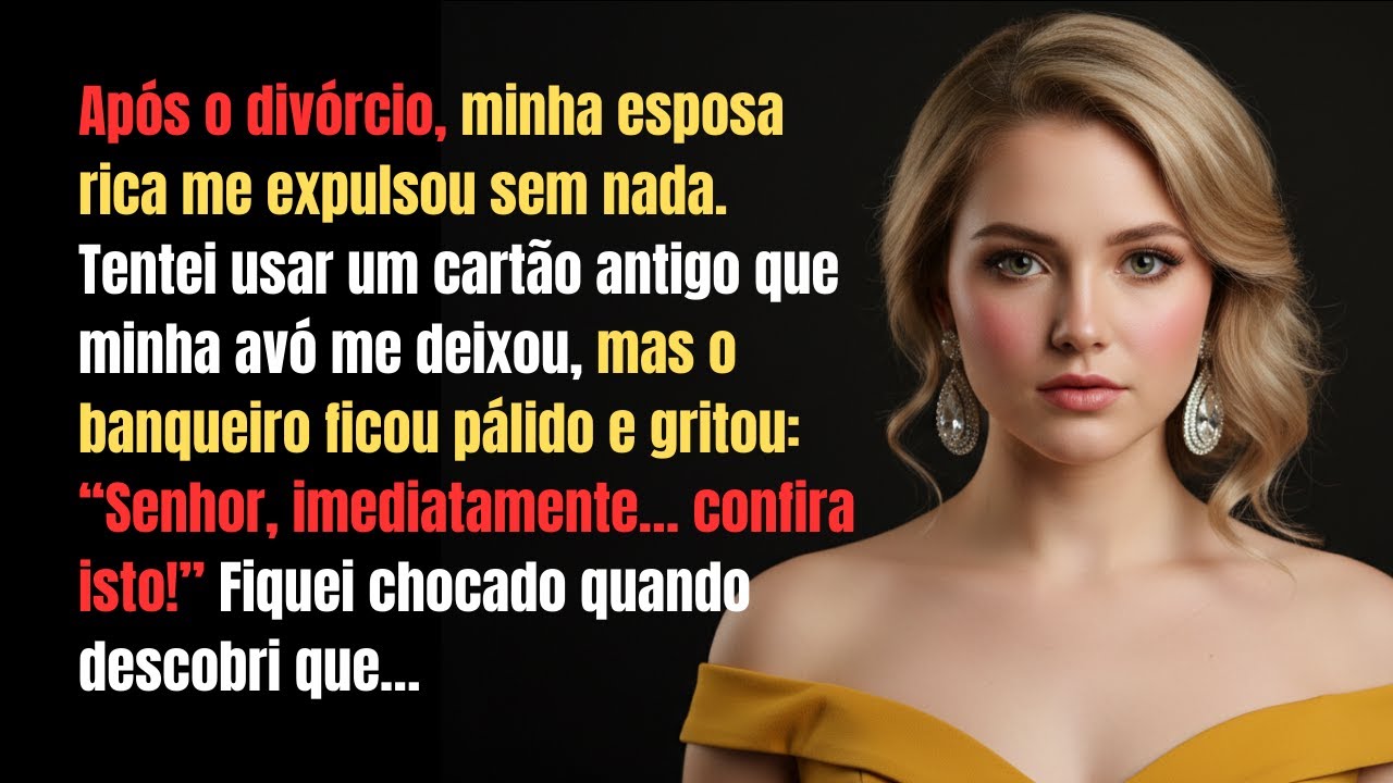 Ela zombou da minha pobreza — até que o banqueiro viu o cartão que mudou completamente o tom dele...