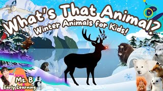 Winter Animals for Kids ❄️🐾| Animal Sounds & Names for Toddlers | Arctic, Alaska, Snowy Farm & Japan