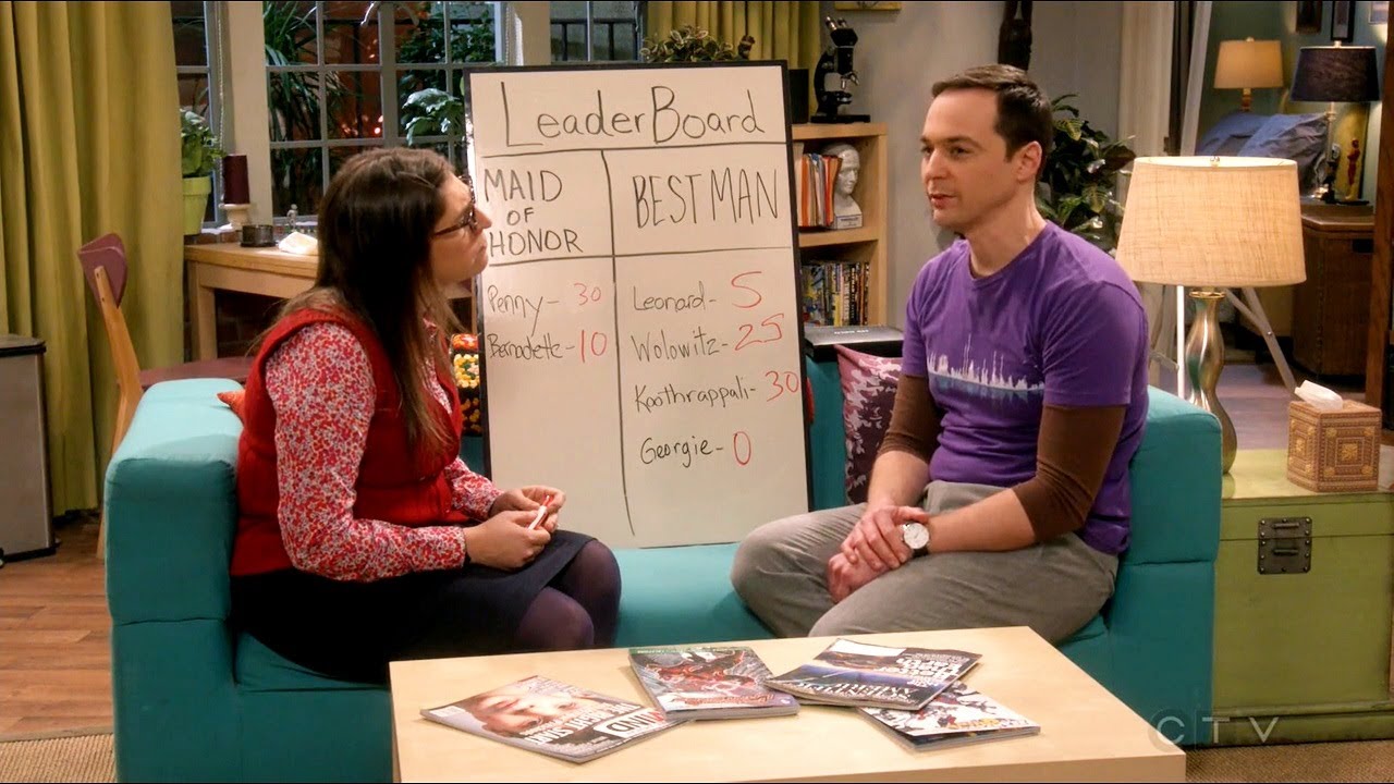 Best MAN and WOMAN Test for Sheldon Amy Wedding | The Big Bang Theory ...
