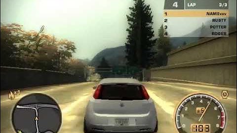 NFS Most Wanted - FIAT Punto - Blacklist 15 - SONNY - Lap Knockout - Hickley Field