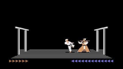 KARATEKA  !!! ATARI 800 XL FULL GAME 80´S NOSTALGIA