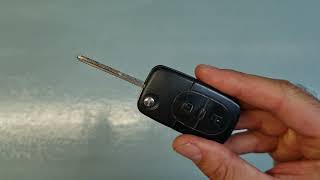 Come aprire una chiave per auto Volkswagen, Audi, Seat, Skoda per cambiare la batteria / macchina