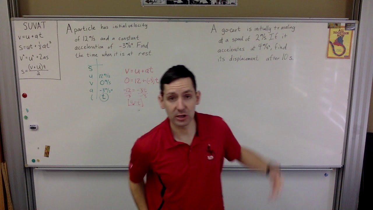 1D Kinematics Examples 1