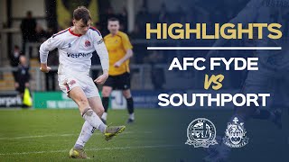 Highlights Afc Fylde 0-1 Southport