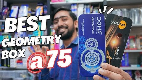 ₹75 में Best Geometry Box | Doms Geofine vs Youva Orbis | Doms Geometry Box | Youva Geometry Box 