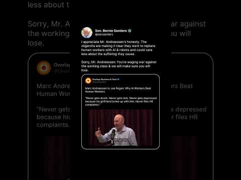 They want to replace human workers with AI &amp; robots