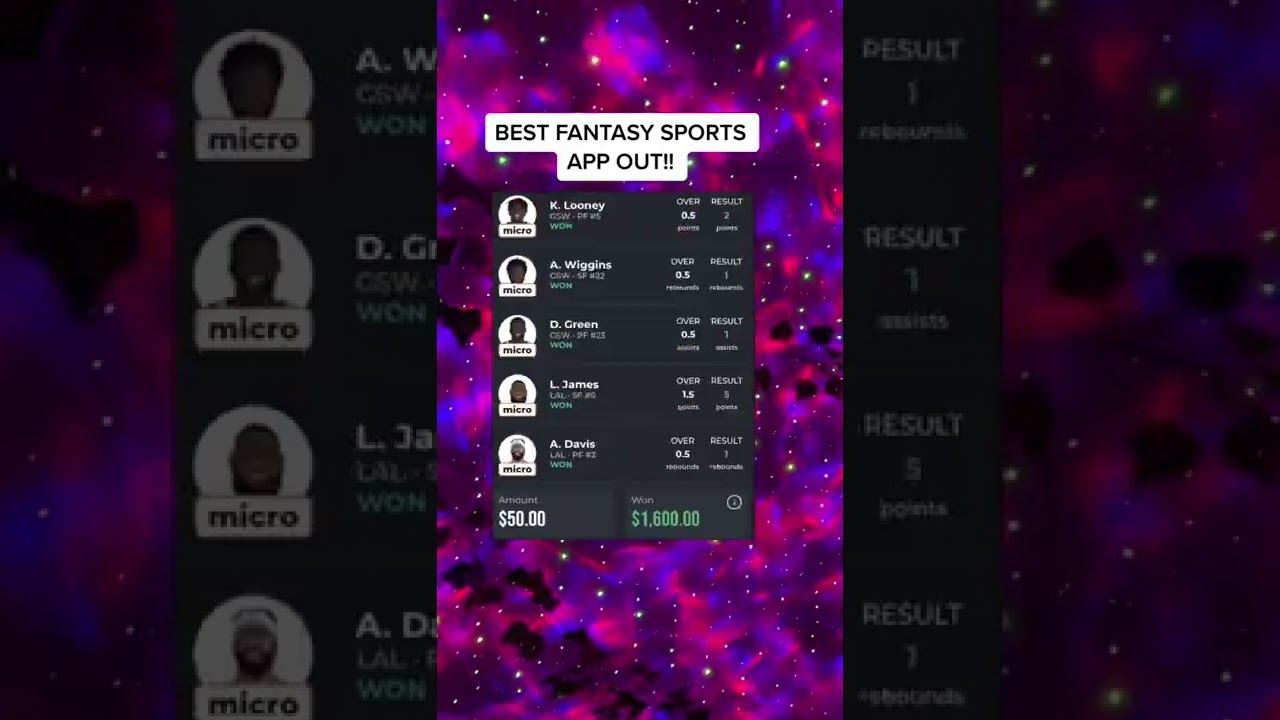 Best Fantasy Sports App! 