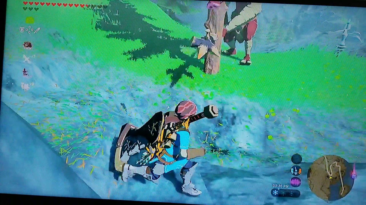 The legend of zelda Breath of the Wild How to dive in a pool!! YouTube