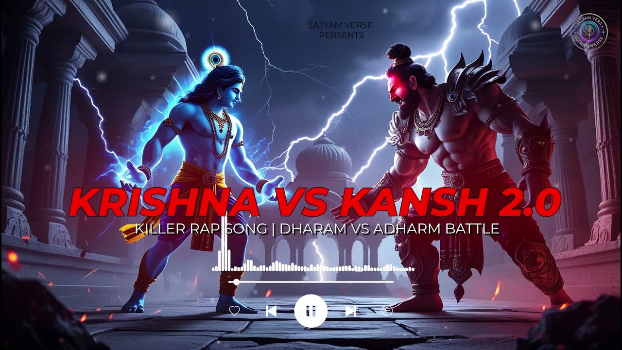 🔥Krishna vs Kansh 2.0 | Killer Rap Song | Dharam vs Adharm Battle | Jai Shri Krishna | SATYAM VERSE