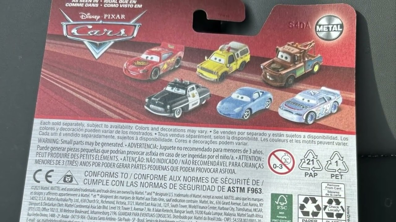 Disney Cars 2024 Brush Curber