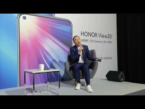 Honor CEO George Zhao after the View 20 Event