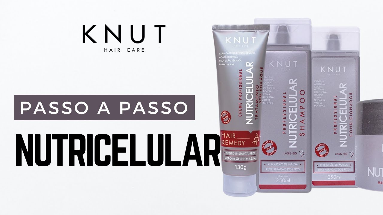 Passo a passo da linha: KNUT NUTRICELULAR l 10 Ativos poderosos