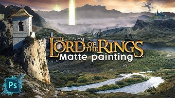 Lord of the Rings Timelapse - Creating Stunning Matte Painting