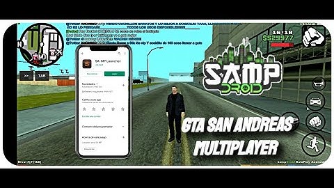 como jugar (GTA SAN ANDREAS MULTIPLAYER) EN ANDROID😱 ✓SAMPDROID