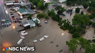 Houston hit by heavy rains, flooding