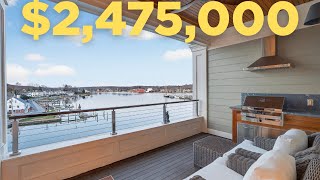 Waterfront Penthouse Living in Mystic CT | $2,475,000