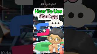 How To Use Start.GG In A Minute #shorts #kuyakyle #ssbu #nintendo #gaming Wealth
