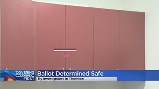Suspicious powder found in Adams County ballot tested, not harmful