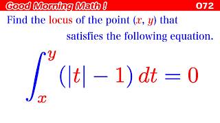 Good Morning Math! 072〜The locus of points defined by a definite integral. screenshot 4