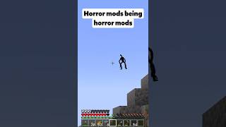 Horror mods being horror mods #minecraft #minecrafthorror #horror #gaming #fyp #shorts