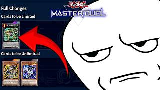 -NEW BANLIST!!!- KONAMI WHAT IS THIS!!!??!... [Yu-Gi-Oh! Master Duel.]