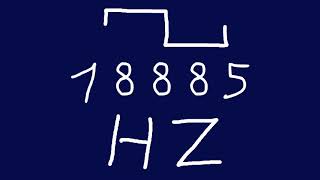 18885 hz square