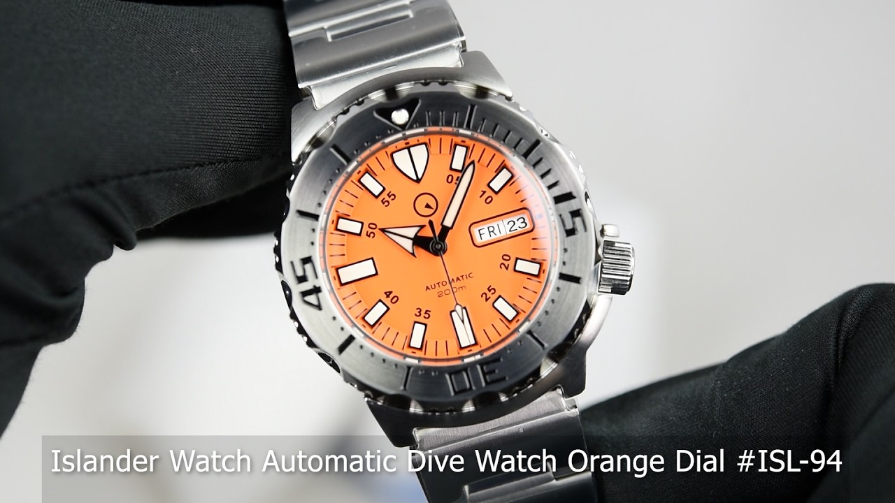 自動巻腕時計 er watch ISL-251 Seiko Killer? Islander Debuts 4 Stunning Automatic GMTs under $350