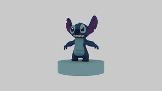 Maya 3D | Stitch Turntable | Wireframe