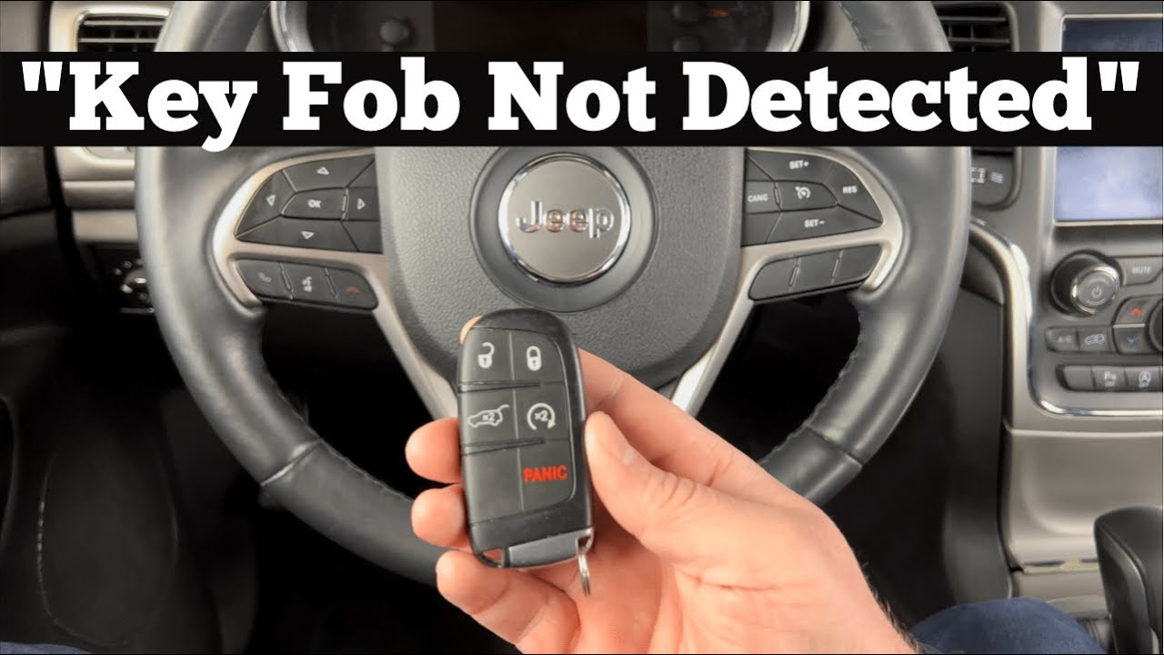 2014 - 2021 Jeep Grand Cherokee Key Fob Not Detected - How To Start